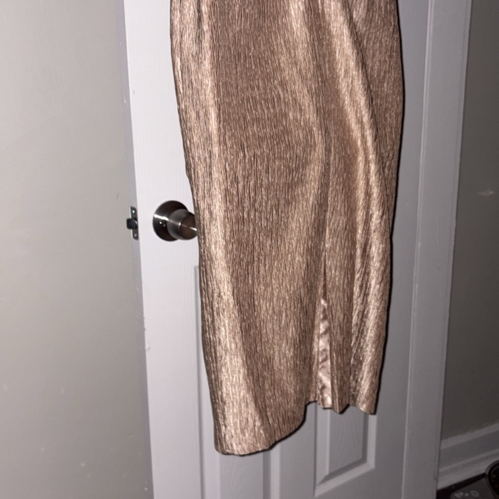 Gold skirt | VINTAGE - Picture 8 of 9
